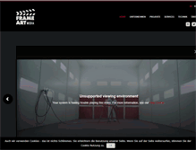 Tablet Screenshot of frameart-media.com